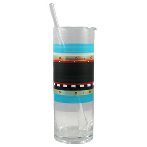 Lolita Acrylic Double Wall Tumbler W/Straw &Lid 8” 22oz Flip Flops Too Beach Cup 
