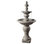 Outdoor 2-Tier Icy Stone Waterfall Fountain