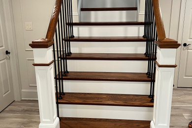 Example of a minimalist staircase design in Philadelphia