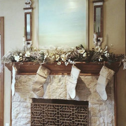 Holiday decorating - Christmas Stockings And Holders