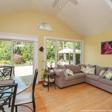 Greatroom Style Dinette and Family Room with New Windows - Renewal by Andersen T