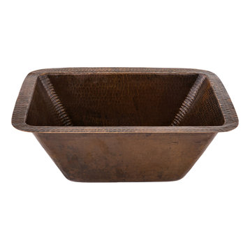 Rectangle Copper Bar Sink With  2" Drain Size, 3.5"
