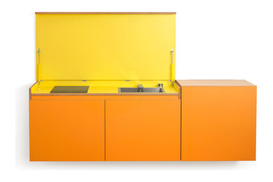 miniki - the invisible kitchen disguised as an elegant sideboard
