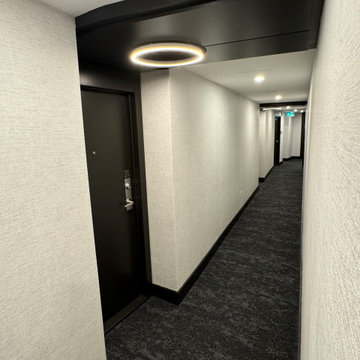 Four Story Hallway and Lobby Refurbishment
