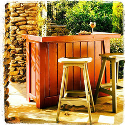 Handmade outdoor bar - Indoor Pub And Bistro Tables