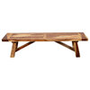 Kalispell Solid Sheesham Wood Dining Bench