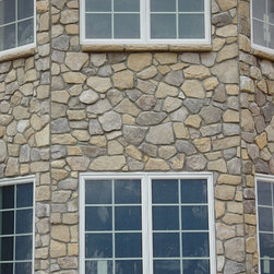 QuarryCut Stone - 50%Brown 50%Dark - Irregular 6 - Siding And Stone Veneer