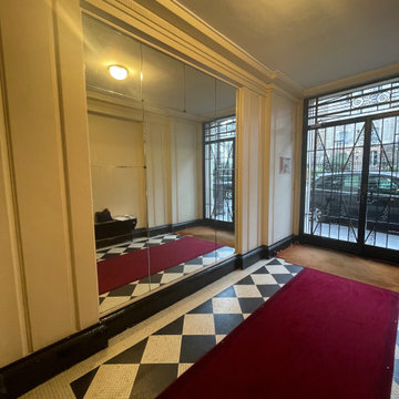 Rénovation hall et cage d'escalier d'un immeuble Art déco 16ème arrondissement