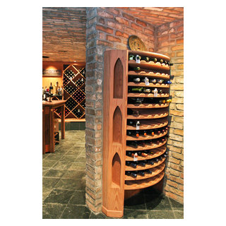 Cellar Small Pool Wine Cellar Swimming Pool remodel - Rustic - Wine Cellar - Houston - by ...