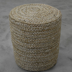 Braided Jute Ottomans - Footstools, Cubes and Ottomans
