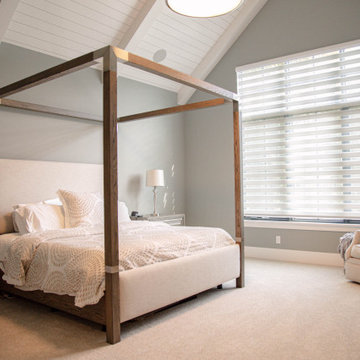 Dazzling Wainscoting and Ceiling Beams