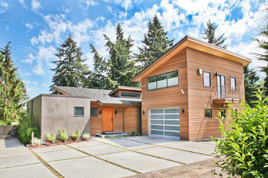 Trendy exterior home photo in Seattle