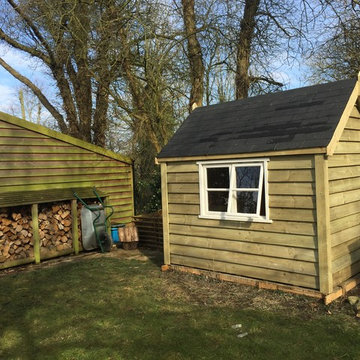 Delivered and assembled - Traditional Cosy Shed 8'x6'