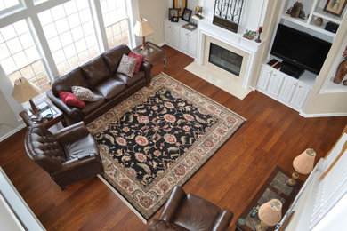 Elegant living room photo in Atlanta