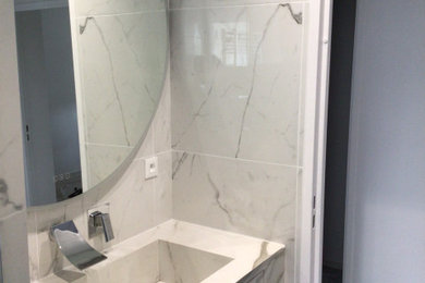 Réalisation d’une salle de bain en marbre
