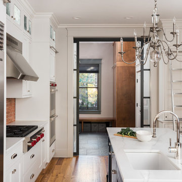 Transitional Urban Kitchen Design - Boston, MA