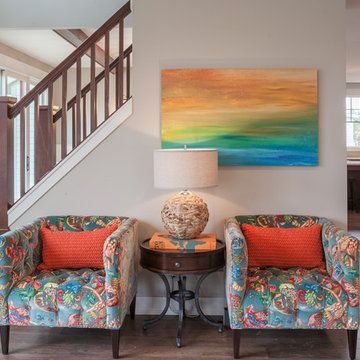 Classic but Colorful Main Level