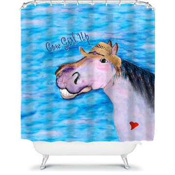 Cow Girl Up Shower Curtain