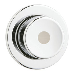 Geberit Polished Chrome Dual Flush Pneumatics Flush Plate - Bathroom Fixtures
