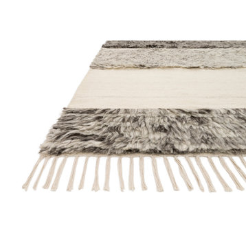 Ellen DeGeneres Crafted by Loloi Natural/Stone Abbot Rug, 2'0"x3'0"