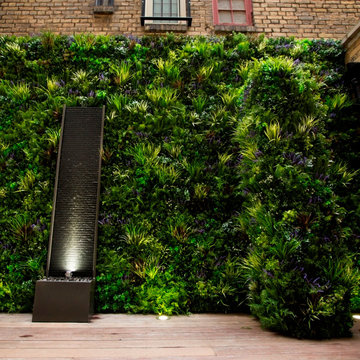 VistaFolia Faux Green Wall Garden Privacy Screen