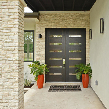 ATX Modern home - Reclaimed Ivory White Oak