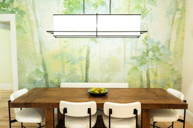 Inspiration for a dining room remodel in Boston