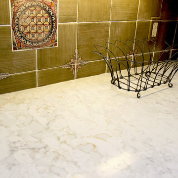 Silestone Countertops on Existing Kitchen Cabinets ~ Akron, OH