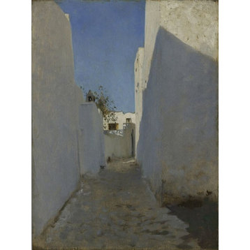 A Morrocan Street Scene by John Singer Sargent 18x24