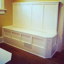 Built-in Craftsman Benches - Dining Benches