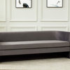 Safavieh Couture Rosabeth Curved Sofa, Slate Grey