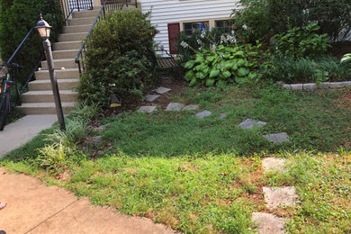 Photo of a small traditional front yard landscaping in DC Metro.