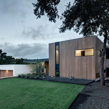 Austin, Texas Modern Home-Alaska White Oak