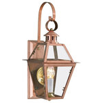Norwell Lighting - Norwell Lighting 2253-CO-CL Olde Colony - 1 Light Outdoor Wall Mount In Traditio - The Olde Colony copper wall light is impressivelyOld Colony One Light Copper Clear Glass *UL: Suitable for wet locations Energy Star Qualified: n/a ADA Certified: n/a  *Number of Lights: 1-*Wattage:60w E26 Edison bulb(s) *Bulb Included:No *Bulb Type:E26 Edison *Finish Type:Copper