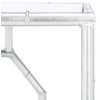 Kimber Silver Mirror Top Accent Table