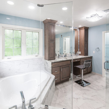 Transitional Master Bath Renovation in Manassas, VA