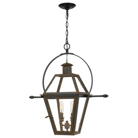 Quoizel Rue De Royal Two Light Outdoor Hanging Lantern RO1911IZ