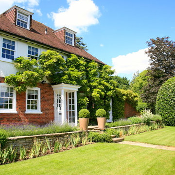 Contemporary Garden and Pool
