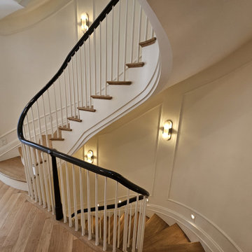 Project #131 | Three-Story Elliptical Staircase in Historic Home