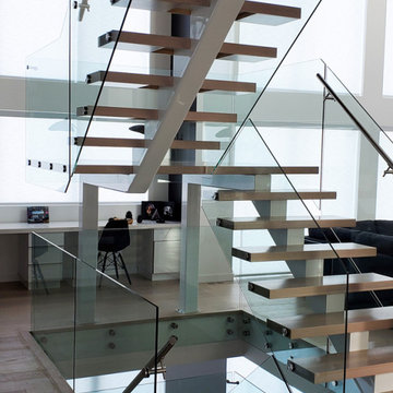 Glass Staircase Railings