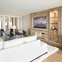 Modern Rustic TV Room
