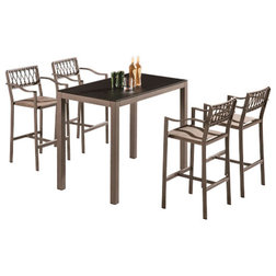 Contemporary Outdoor Pub And Bistro Sets by Babmar® Commercial Residential Outdoor Furniture