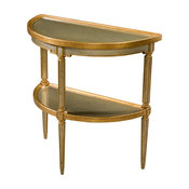 Silvered and Gilt Verre Eglomise Pier or Console Table