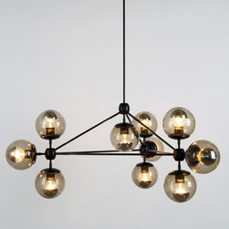Roll & Hill - Roll & Hill Modo 10 Globe Chandelier - Chandeliers