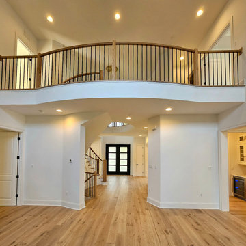Project #110 | Beautiful Curved Staircase with Circular Balcony