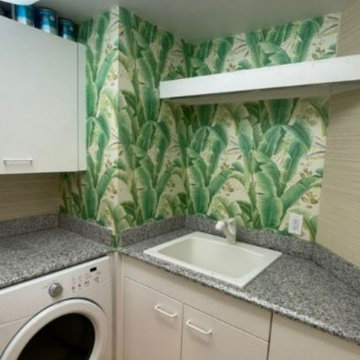 Wallpaper installation Laundry Room in Marysville