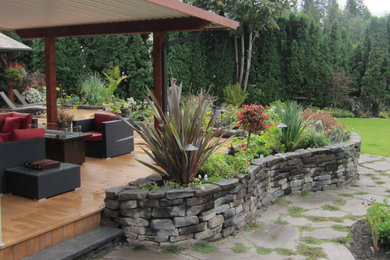 This is an example of a traditional landscaping in Vancouver.