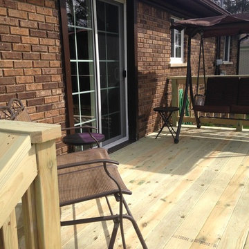 16 x 12 Pressure Treated Deck New Haven Michigan