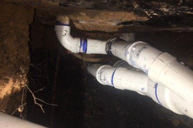 Slab leak repair