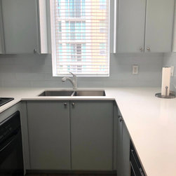 Pillow Cabinets | Light Blue Cabinetry - Kitchen Cabinetry